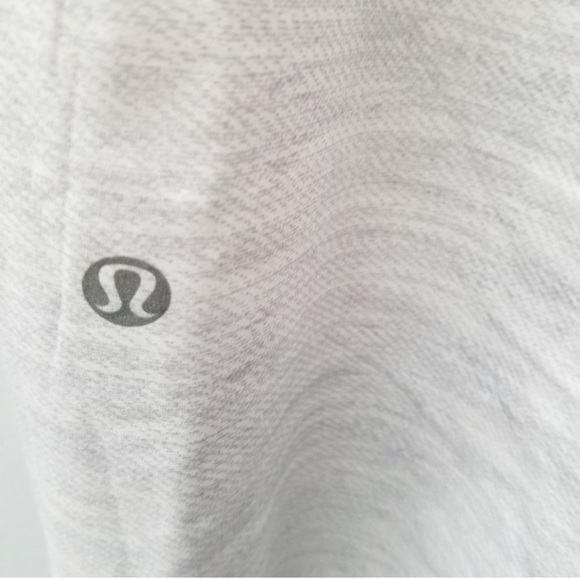 Lululemon Om Pant Cropped Fossil Grey White 4 - Picture 6 of 12